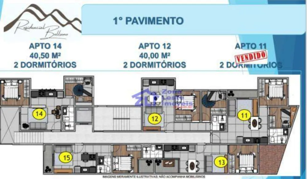 Apartamento, 2 quartos, 47 m² - Foto 2