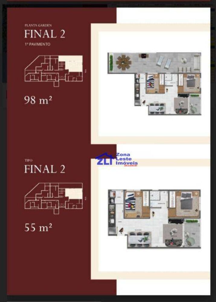 Apartamento, 2 quartos, 48 m² - Foto 2