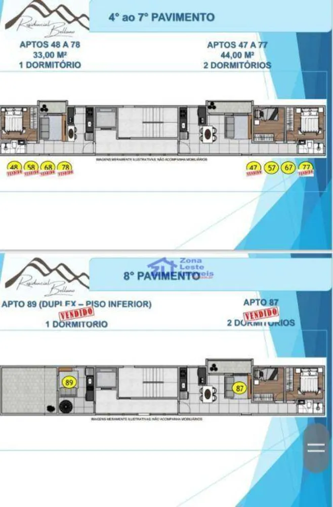 Apartamento, 2 quartos, 40 m² - Foto 4
