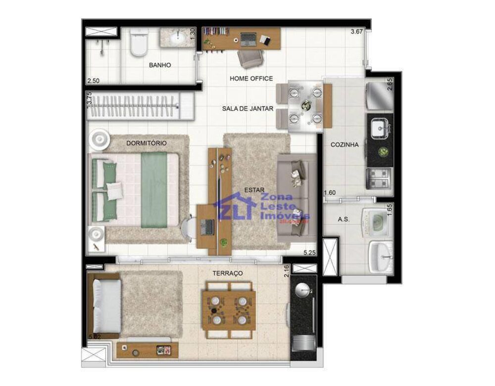 Kitnet-Studio, 52 m² - Foto 19
