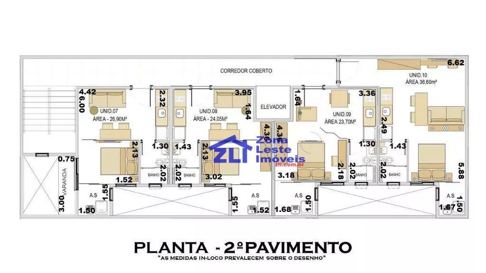 Kitnet-Studio, 26 m² - Foto 3