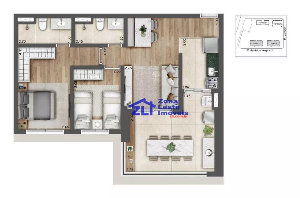 Apartamento, 3 quartos, 192 m² - Foto 11