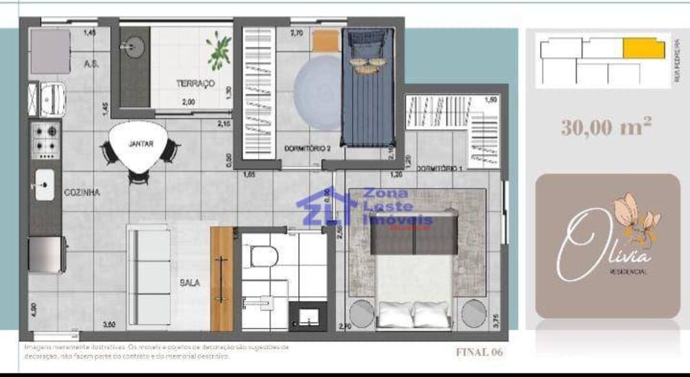 Apartamento, 1 quarto, 30 m² - Foto 7