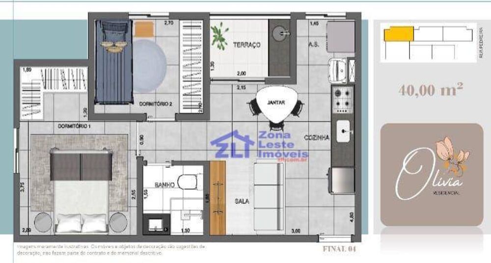 Apartamento, 1 quarto, 30 m² - Foto 14