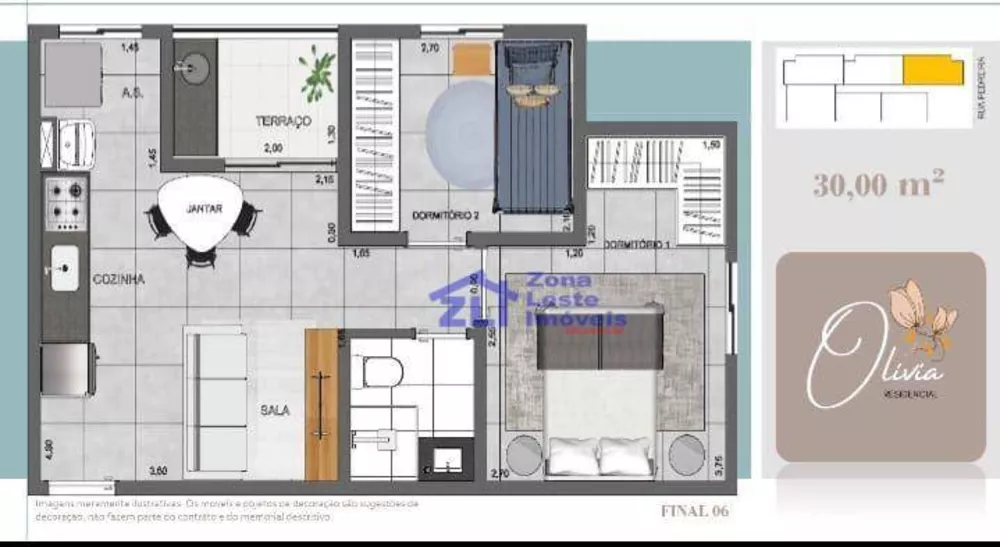 Apartamento, 2 quartos, 40 m² - Foto 5