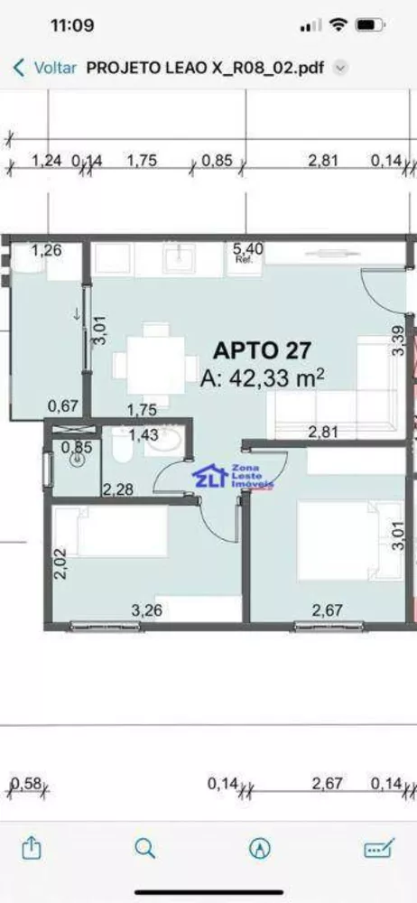 Apartamento, 1 quarto, 26 m² - Foto 11