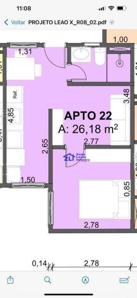 Apartamento, 1 quarto, 26 m² - Foto 13