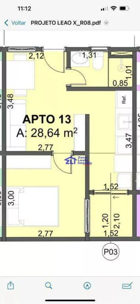 Apartamento, 1 quarto, 26 m² - Foto 2