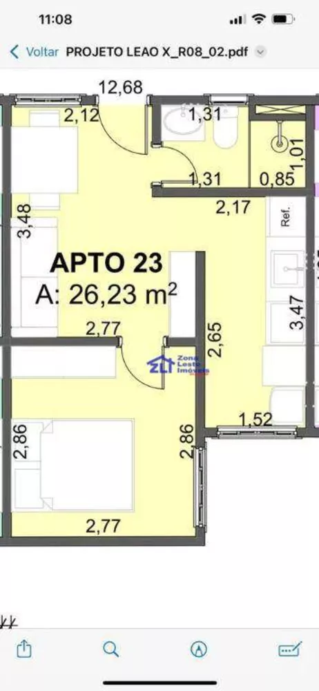 Apartamento, 1 quarto, 26 m² - Foto 4
