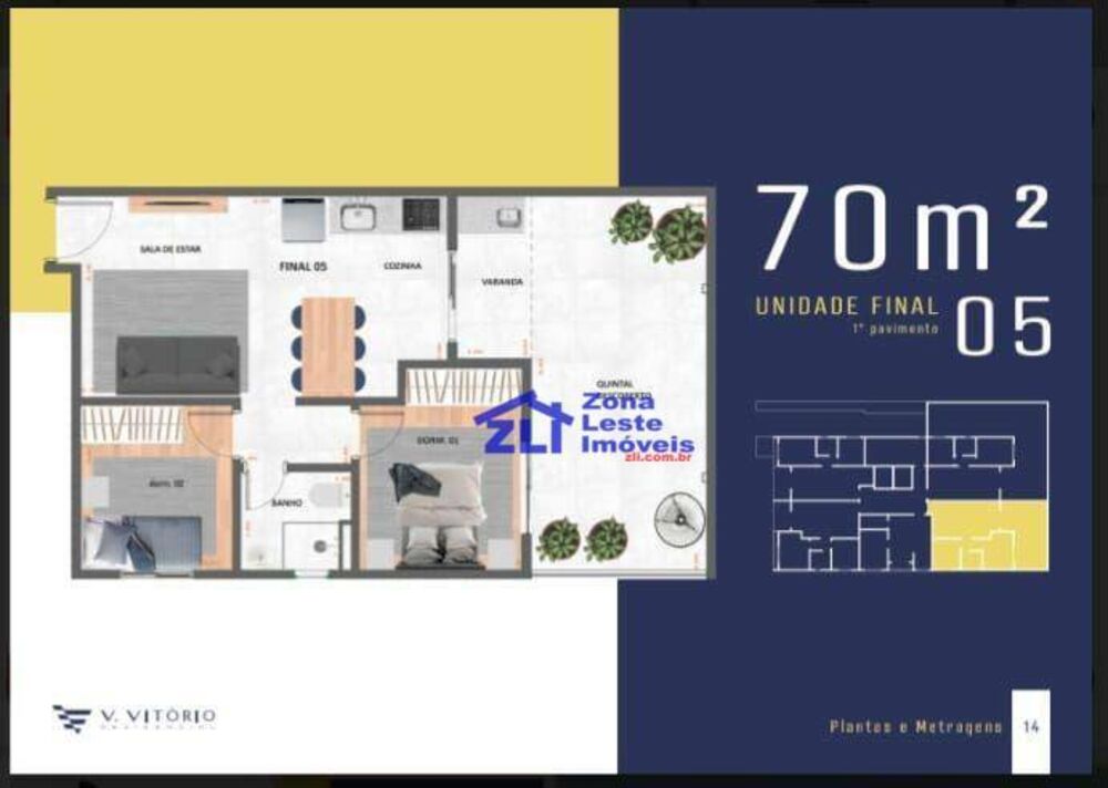 Apartamento, 2 quartos, 70 m² - Foto 5