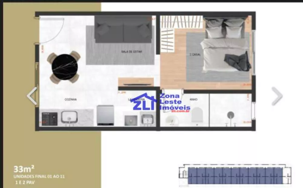 Apartamento, 1 quarto, 34 m² - Foto 7