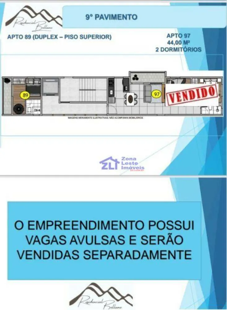 Apartamento, 2 quartos, 40 m² - Foto 3