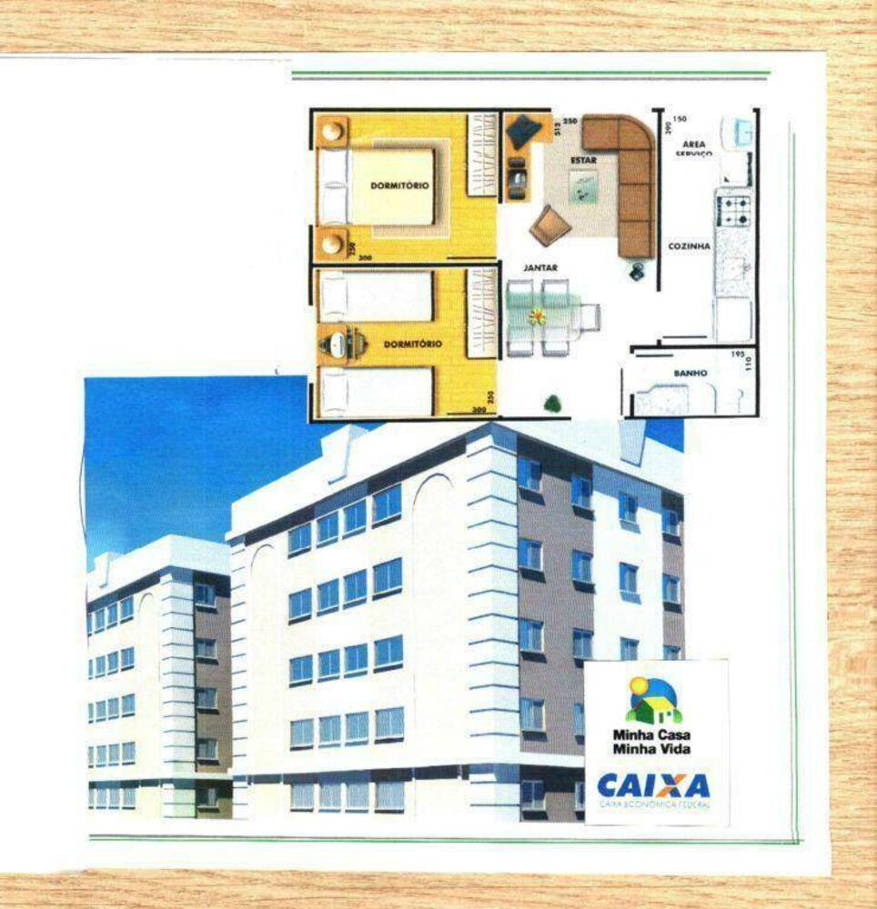 Apartamento, 2 quartos, 48 m² - Foto 1