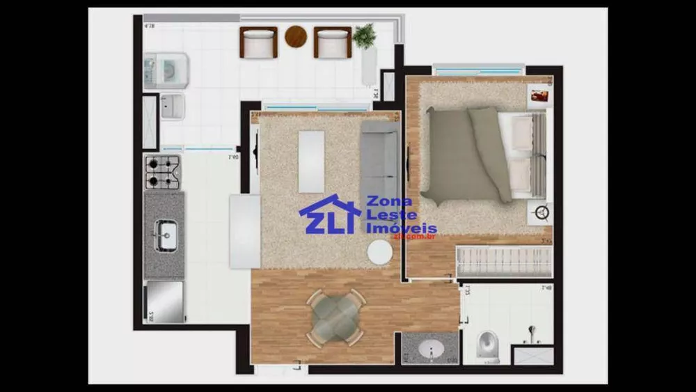 Apartamento, 1 quarto, 42 m² - Foto 8