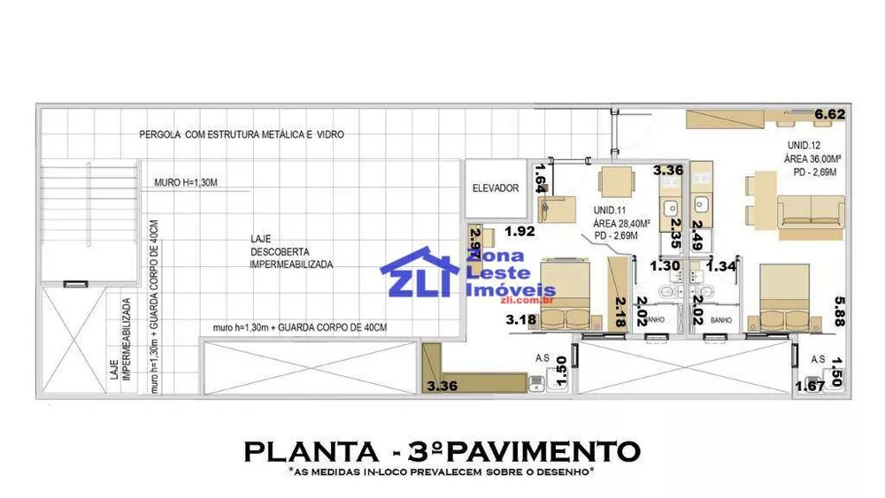 Kitnet-Studio, 28 m² - Foto 10