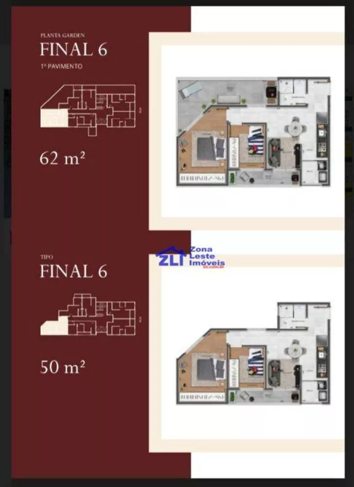 Apartamento, 2 quartos, 48 m² - Foto 2