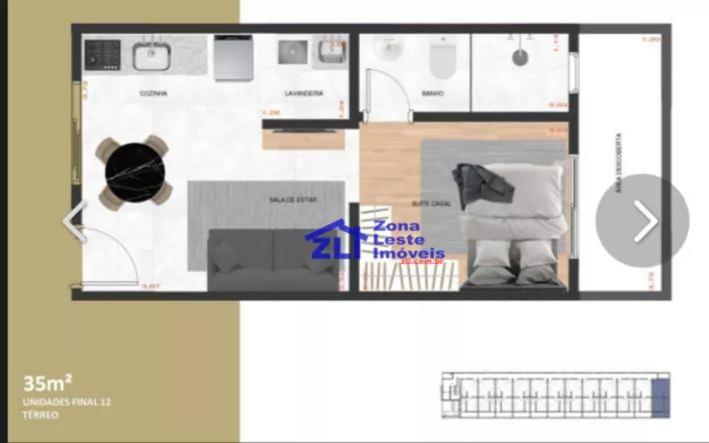 Apartamento, 1 quarto, 34 m² - Foto 18