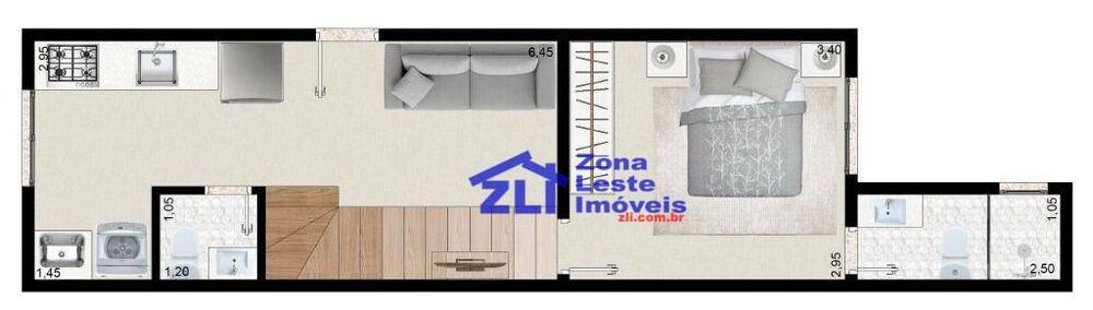 Kitnet-Studio, 52 m² - Foto 3