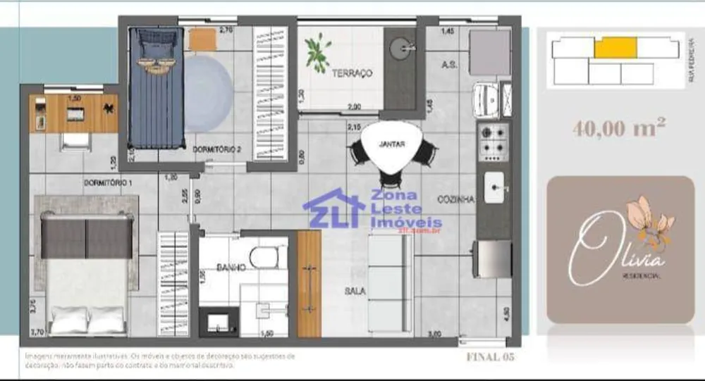 Apartamento, 1 quarto, 30 m² - Foto 3