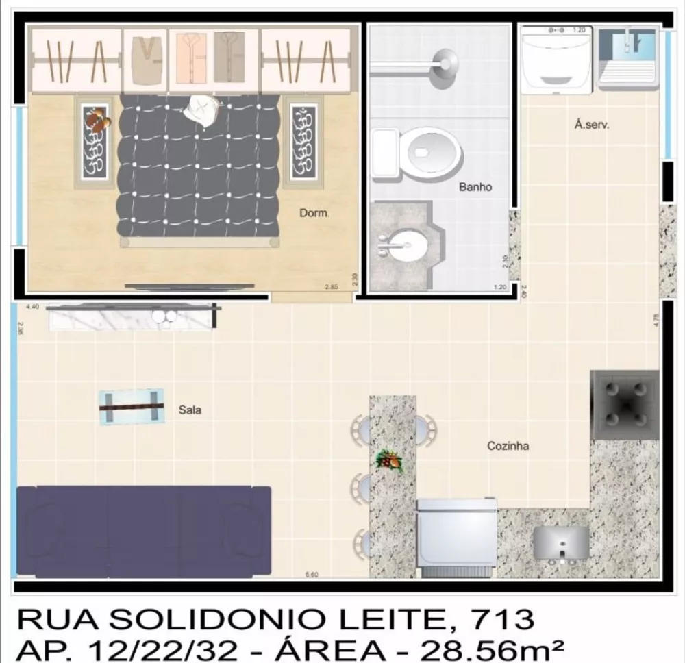 Apartamento à venda com 1 quarto, 29m² - Foto 11