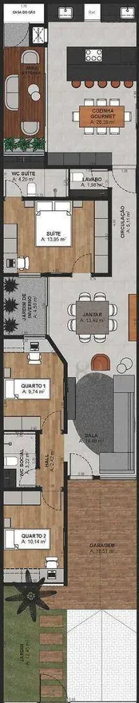 Casa, 3 quartos, 130 m² - Foto 6