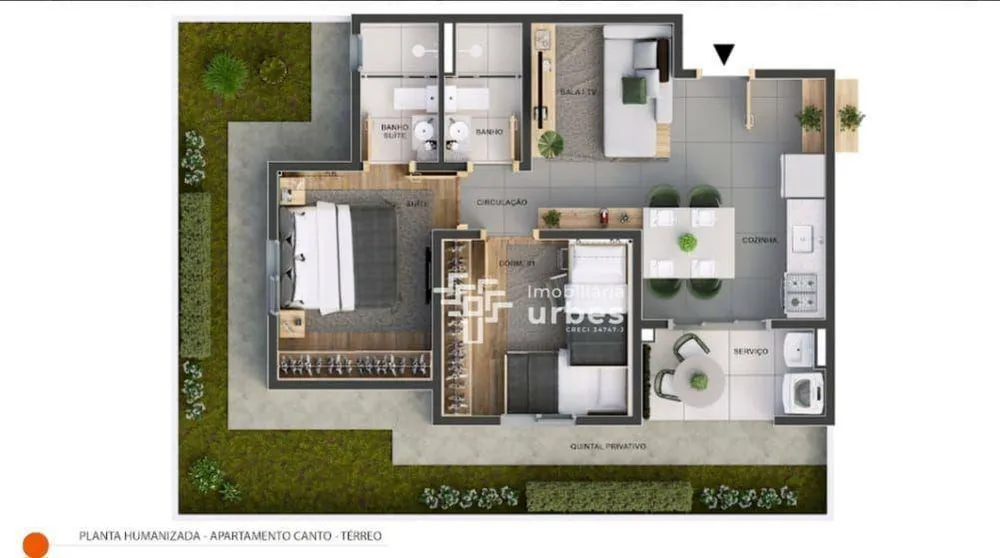 Apartamento, 2 quartos, 78 m² - Foto 2