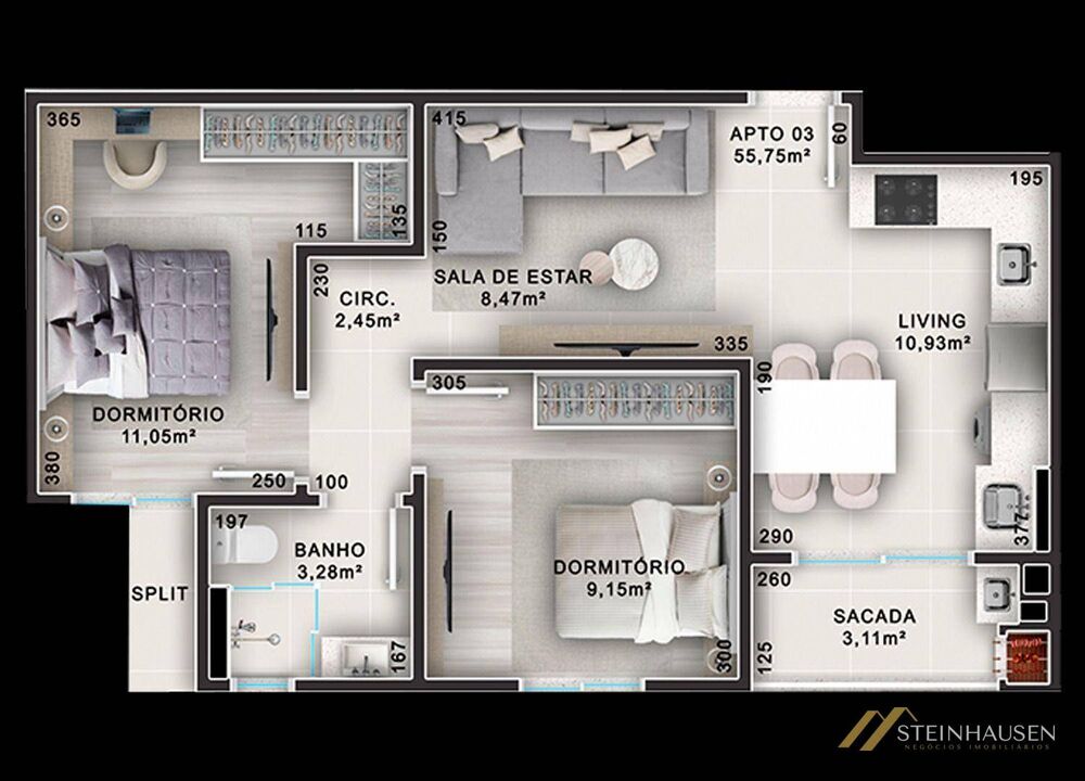 Apartamento, 2 quartos, 61 m² - Foto 7