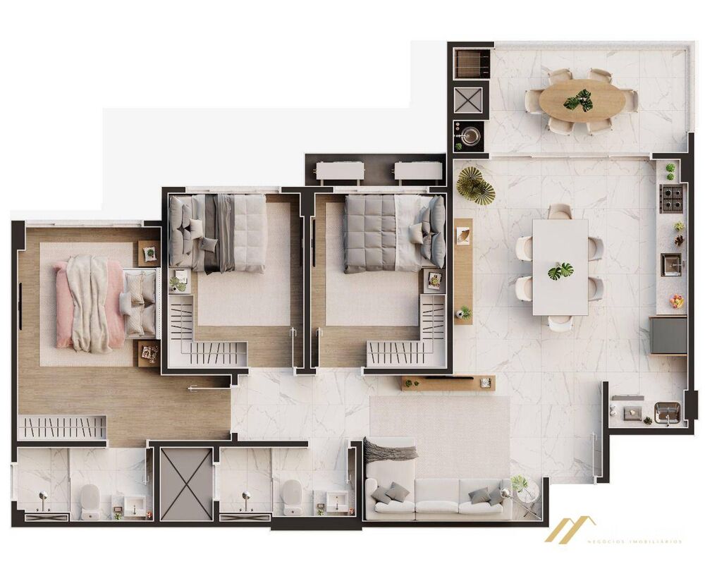 Apartamento à venda com 3 quartos, 95m² - Foto 20