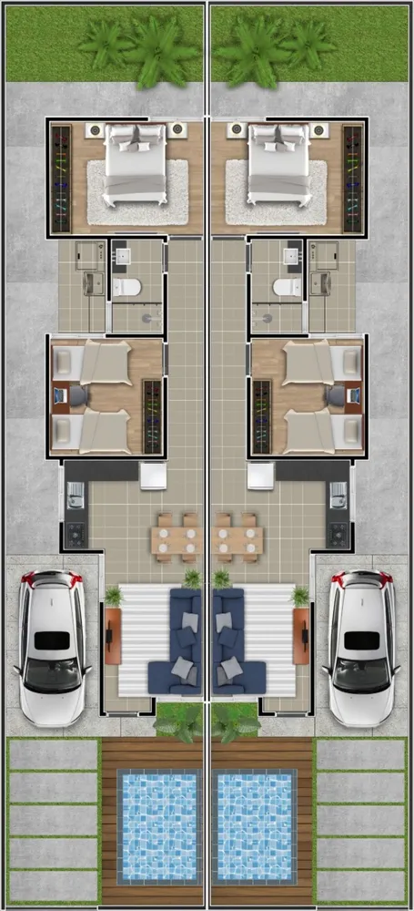 Casa, 2 quartos, 73 m² - Foto 7