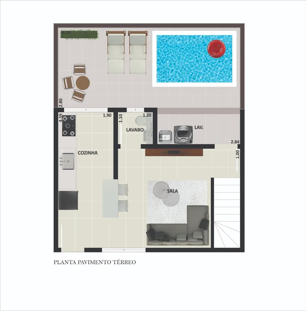Casa, 2 quartos, 67 m² - Foto 4