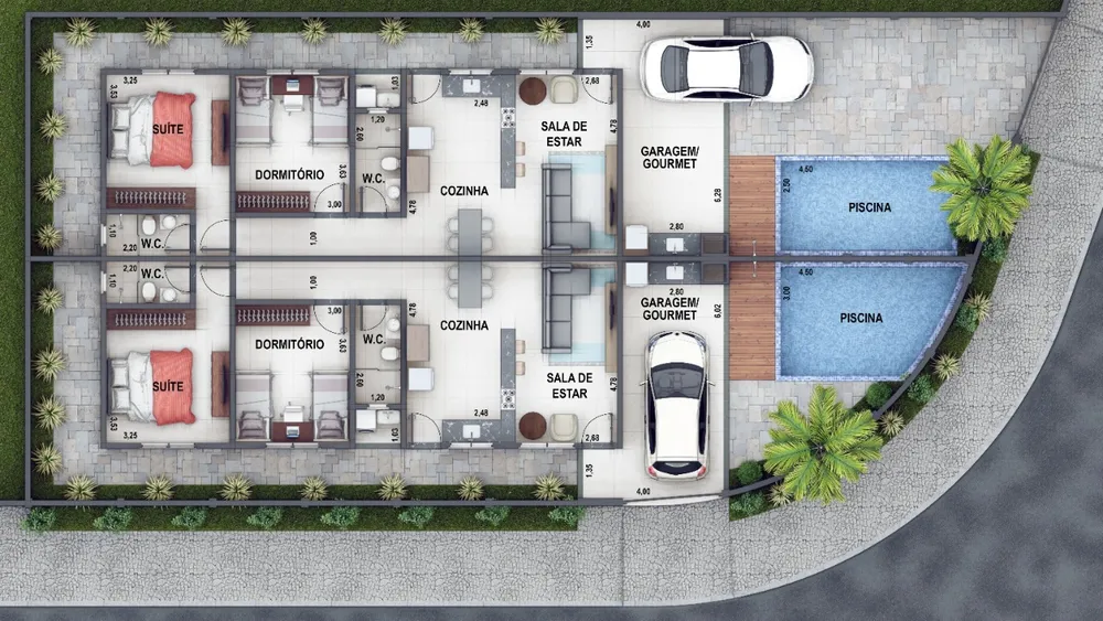 Casa, 2 quartos, 70 m² - Foto 2