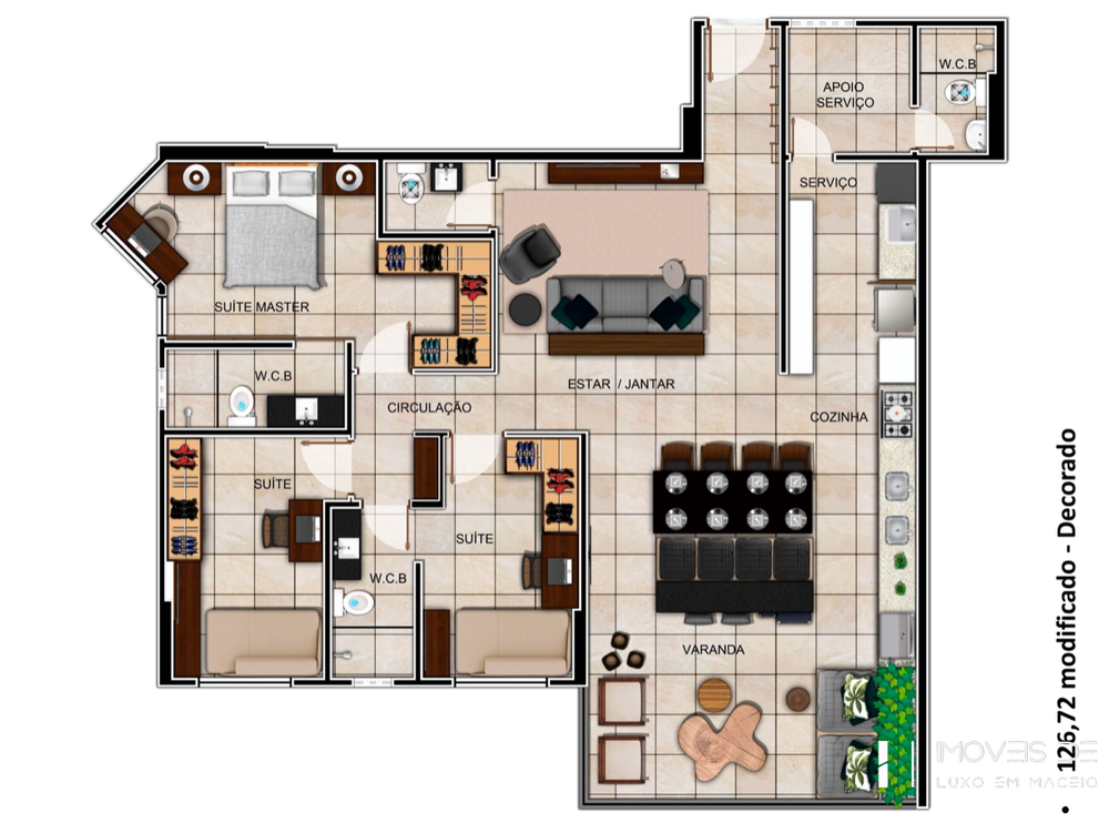 Apartamento, 3 quartos, 134 m² - Foto 39