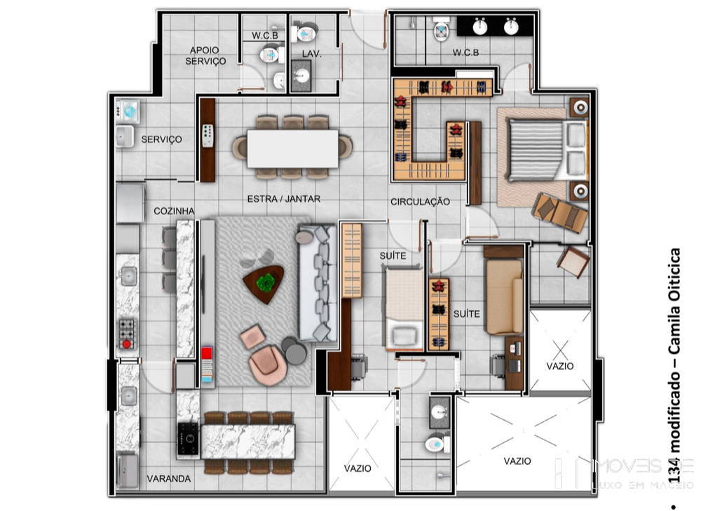 Apartamento, 3 quartos, 134 m² - Foto 40