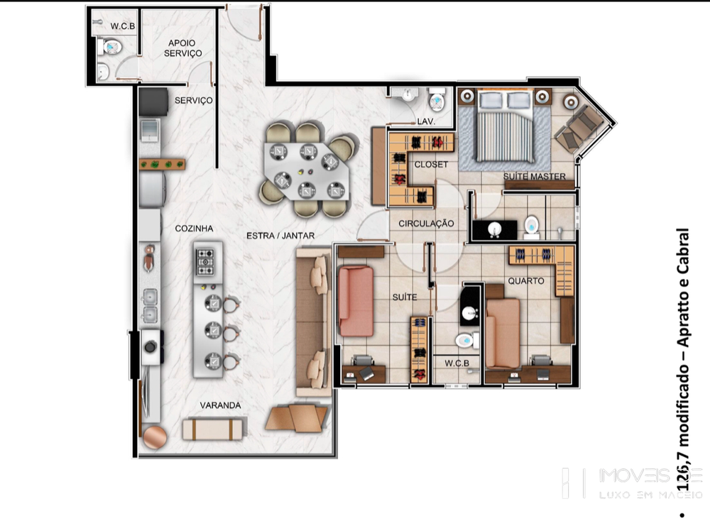Apartamento, 3 quartos, 134 m² - Foto 17