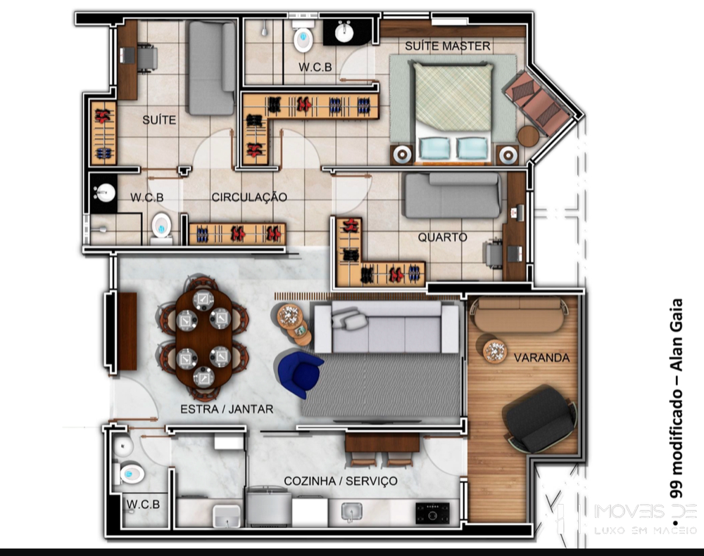 Apartamento, 3 quartos, 134 m² - Foto 8
