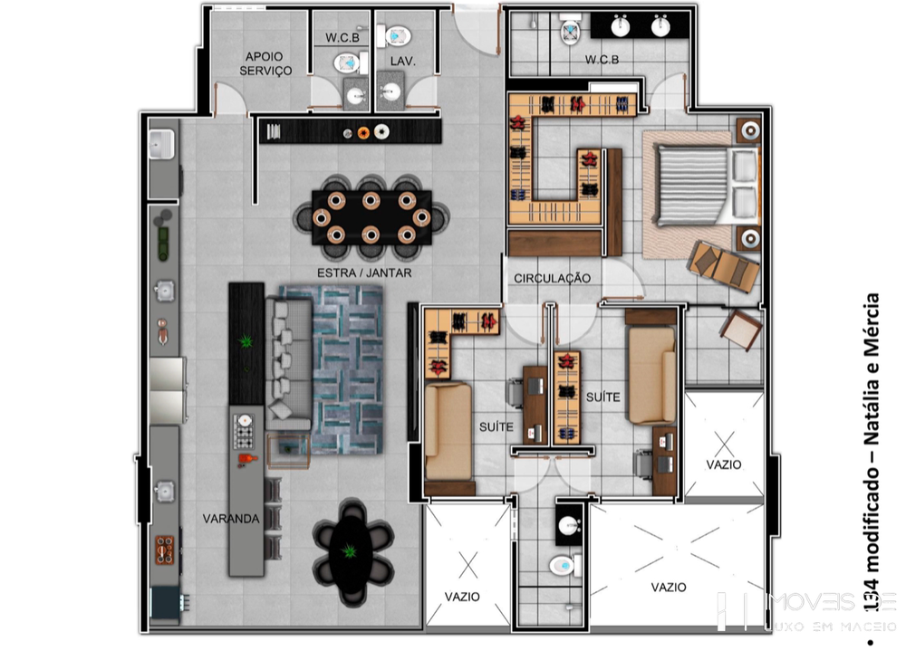 Apartamento, 3 quartos, 134 m² - Foto 14