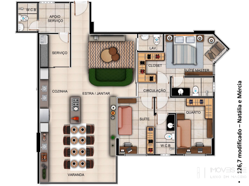 Apartamento, 3 quartos, 134 m² - Foto 16