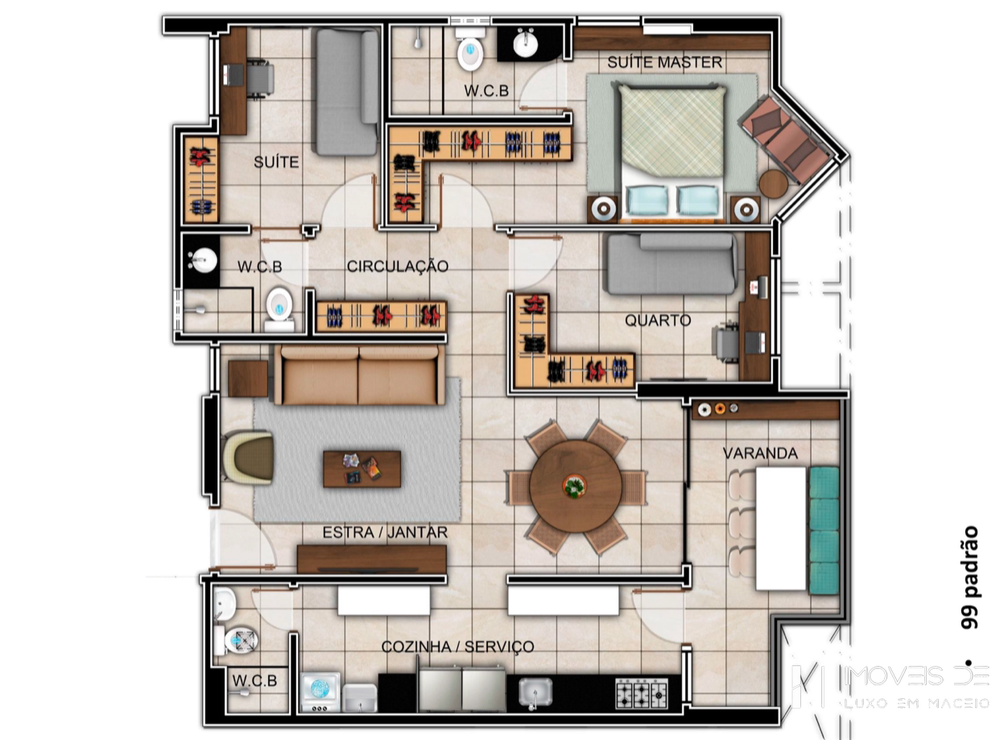 Apartamento, 3 quartos, 134 m² - Foto 9