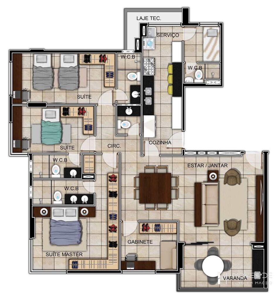 Apartamento à venda com 3 quartos, 148m² - Foto 41