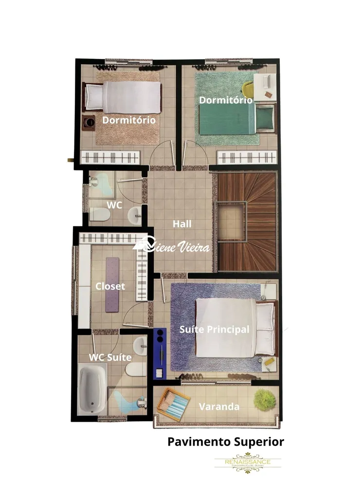 Casa de Condomínio, 4 quartos - Foto 1