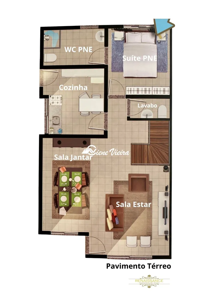 Casa de Condomínio, 4 quartos - Foto 2