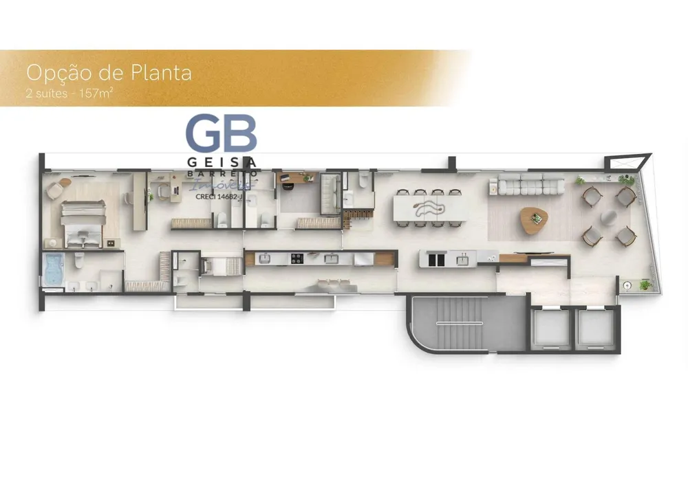 Apartamento, 4 quartos, 157 m² - Foto 6