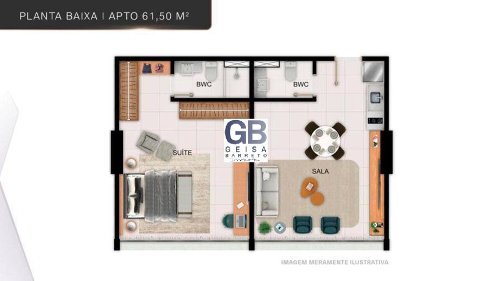 Apartamento, 1 quarto, 30 m² - Foto 3