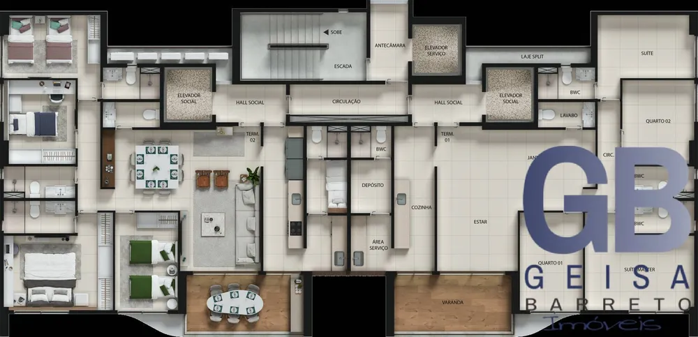 Apartamento, 4 quartos, 132 m² - Foto 15