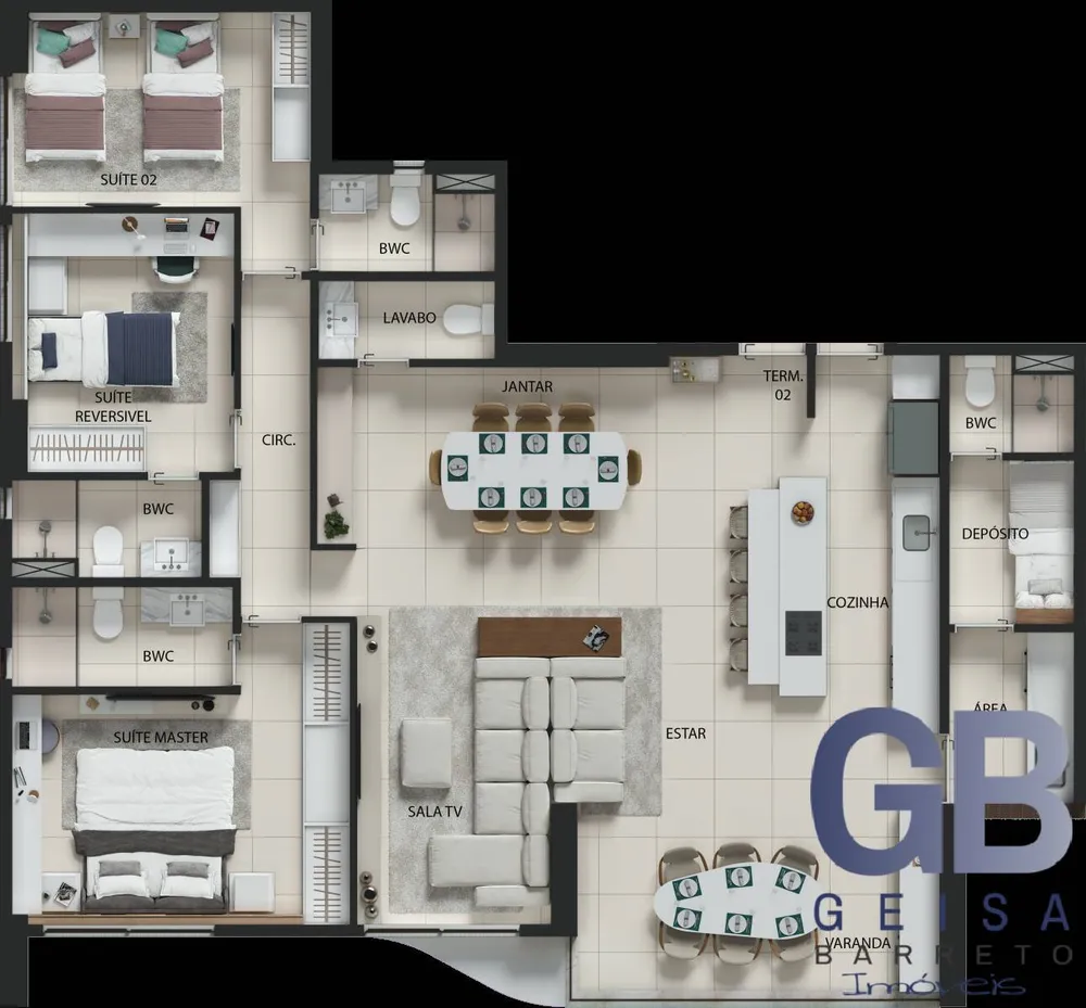 Apartamento, 4 quartos, 132 m² - Foto 14
