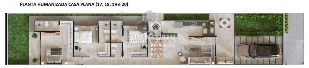 Casa à venda com 3 quartos, 119m² - Foto 2