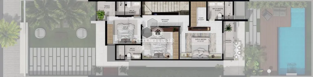 Casa, 4 quartos, 152 m² - Foto 2