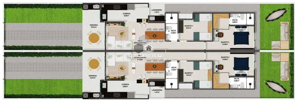 Casa, 2 quartos, 75 m² - Foto 4