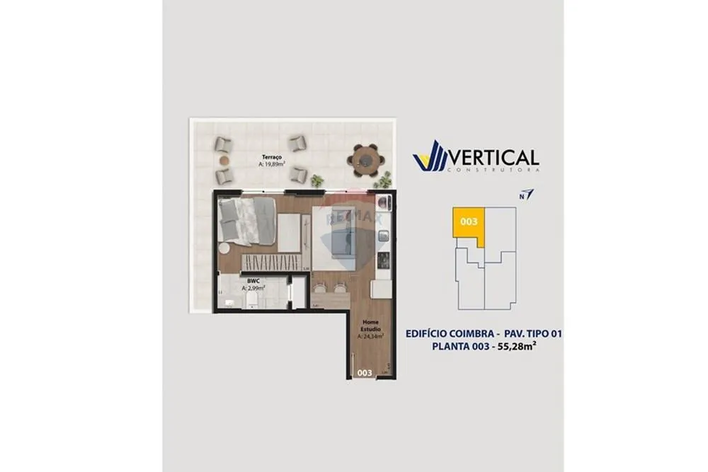 Apartamento, 2 quartos, 32 m² - Foto 1