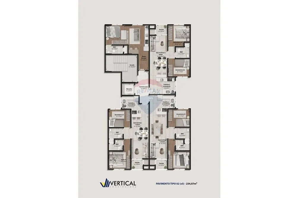 Apartamento, 2 quartos, 32 m² - Foto 2